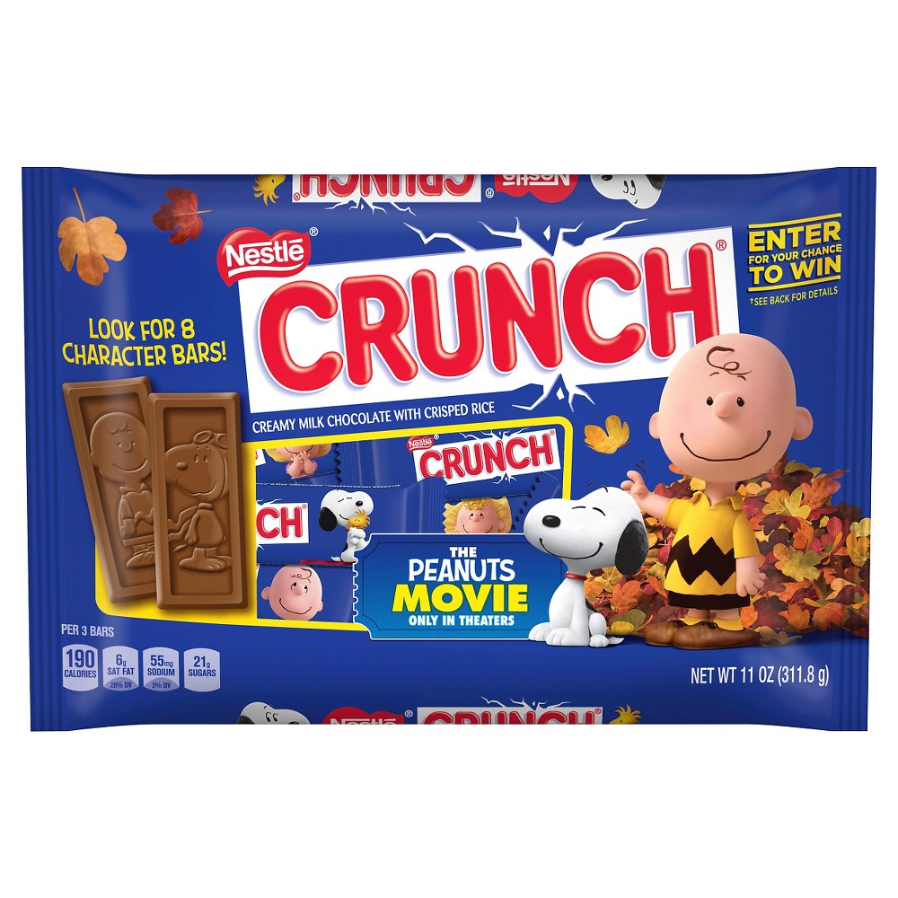 UPC 028000745424 product image for Nestle Crunch Fun Size Candy Bars - 11oz | upcitemdb.com