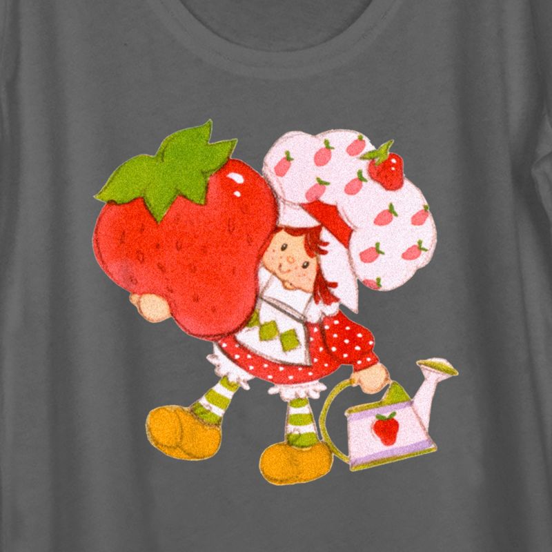 Women's Strawberry Shortcake Cute Berry Gardener Scoop Neck, 2 of 5