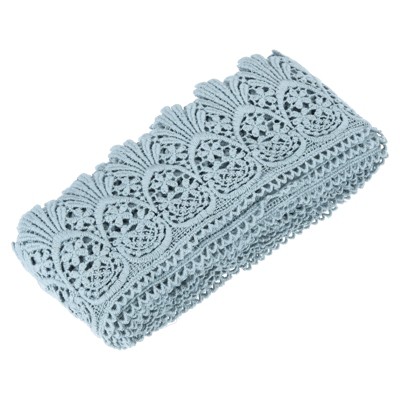 Unique Bargains Cotton Vintage Hollow Lace Decorative Ribbon Trim 4.8 Yards x 3 Inch