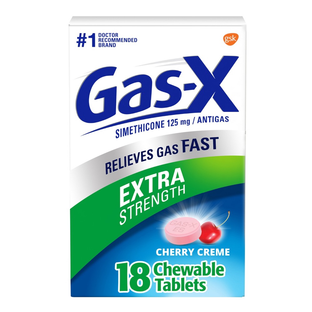 GTIN 300430117188 product image for Gas-X Extra Strength Antigas Chewable Cherry Crème Tablets - 18ct | upcitemdb.com