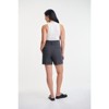 Lafidi Women’s Libbi Hi-Rise Paperbag Shorts with Self Sash Belt and Side & Welt Pockets for a Flowy Yet Tailored Look - 3 of 4