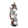 Transpac Resin 11 in. Brown Christmas Pinecone Gnome Stack - 2 of 4