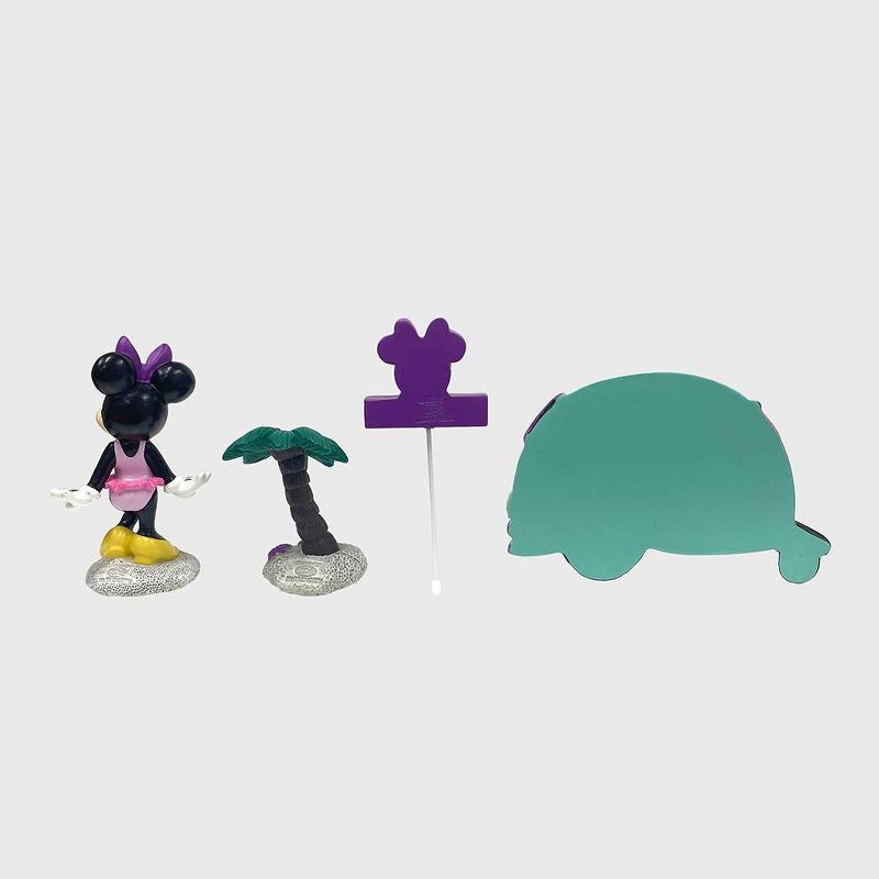 Disney 4pc Polyester/Stone Minnie Mouse Miniature Garden Set, 3 of 7