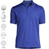 Lands' End Men's Short Sleeve Rapid Dry Active Polo Shirt - 3 of 3