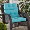 Kensington Garden 24"x22" Outdoor High Back Chair Cushion - 2 of 4