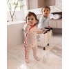 MiniMoi Baby Girls "Plant Your Dreams And Grow Happy" Floral Pointelle Footie - 3 of 4