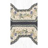 Earth Rugs Olive Border Dog Bone Braided Jute Stair Tread – 18"x28" - 3 of 3