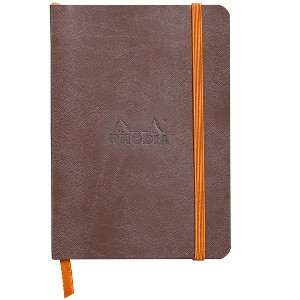 Rhodia Rhodiarama Soft Notebook - 72 Dots Sheets - 4 x 5 1/2 - Chocolate - 1 of 4