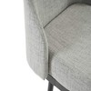 Resenkos Counter Bar Stools, Counter Stool,Swivel Bar & Couter Stool, (Set Of 2) Fabric Color Light Grey Gray - 2 of 4