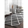 nuLOOM Diamond Shag Rug - 4 of 4