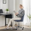 ALEXOUN Modern Cute Rolling Swivel Task and Office Chair with Wheels,Comfortable Back Seat Armless for Home,Bedrooms,Office,Study,Make-up - 4 of 4