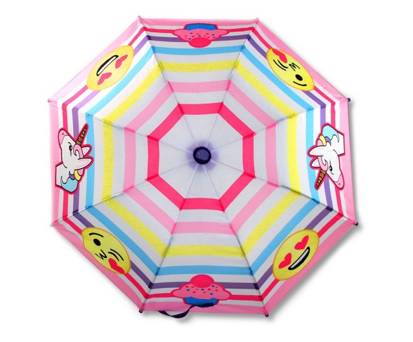 Girls' Emoji Stick Umbrella