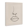 Stupell Industries Minimal Female Face Line Doodle, 48" x 36" - 3 of 4