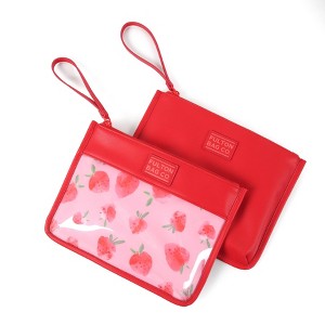 Fulton Bag Co Leatherette Snack Pouch Sacks 2pk - 1 of 4