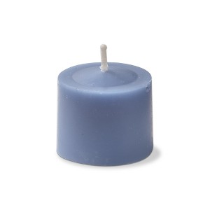 tag Color Studio Votive Candles Set Of 12 Slate Blue Smokeless Paraffin Wax, Burn Time 5 Hrs. - 1 of 3