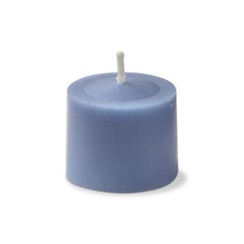 tag Color Studio Votive Candles Set Of 12 Slate Blue Smokeless Paraffin Wax, Burn Time 5 Hrs.