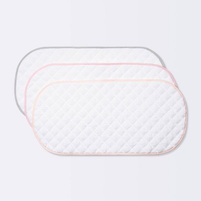 Changing Pad Liner White with Pink Edge - Cloud Island™ 3pk