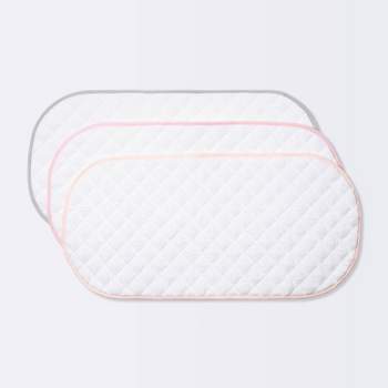 Changing Pad Liner White with Pink Edge - Cloud Island™ 3pk