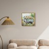 Art Remedy Vintage Trucks and Flowers Chic Farmhouse Wall Art Framed - 2 of 4
