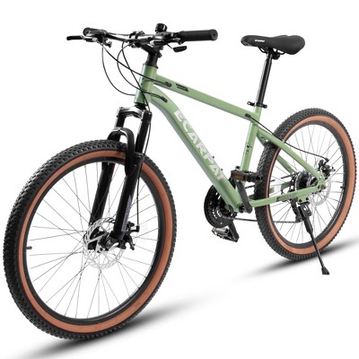 YONWAY Mountain Bike, 21-Speed Gear System, High Carbon Steel Frame, for School Commuting