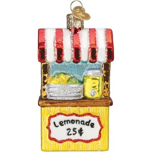 Old World Christmas Glass Blown Lemonade Stand Ornament - 1 of 4