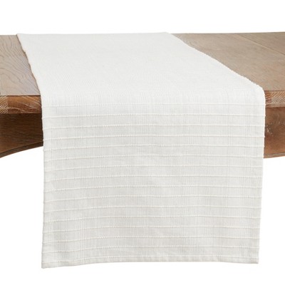 Off white shop table runner