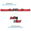 Unique Bargains Adjustable Quick-Release Buckle Backpack Chest Straps 4 Pcs - 4 of 4