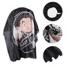 Unique Bargains Cartoon Pattern Hairdressing Cape 62.99"x55.12" Black Gray 1 Pc - 3 of 4