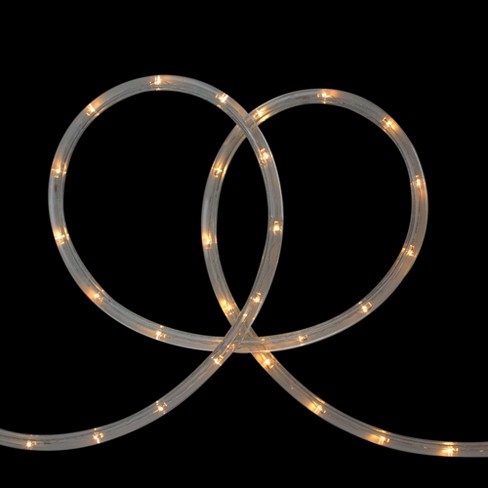 Northlight Warm White LED Outdoor Flexible Christmas Rope Light Set 18ft