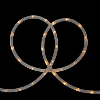 Northlight Warm White LED Outdoor Flexible Christmas Rope Light Set, 18ft