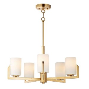 Maxim Lighting Dart 5 - Light Chandelier in  Satin Brass - 1 of 4
