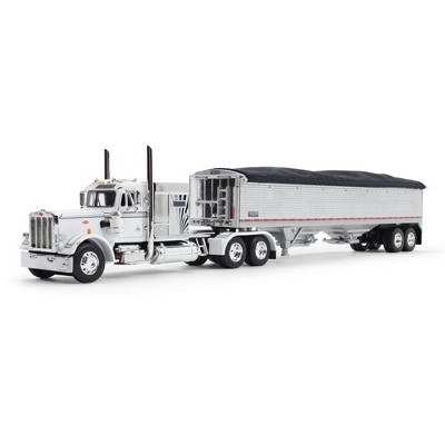 First Gear 1/64 White Peterbilt 359 60