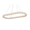 Elegant Lighting Bowen 1 - Light Chandelier in  Satin Gold - 3 of 4