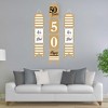 Big Dot of Happiness We Still Do - 50th Wedding Anniversary - Hanging Vertical Paper Door Banners - Party Wall Decoration Kit - Indoor Door Decor - image 2 of 4