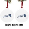 Brandeis University Secondary Logo Aluminum Holiday Christmas Tree Ornament - 2 of 4