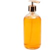 LunaLulinlk Clear Glass Soap Dispenser with Rose Gold Pump (16 oz, 2 Pack) - 4 of 4