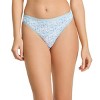 Jockey Women's Organic Cotton Stretch Logo Thong - 3 Pack - 2 of 4