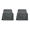 DOMETOUR SHIELD PATIO OUTDOOR CLUB CHAIR COVER, DARK GRAY - 3 of 4