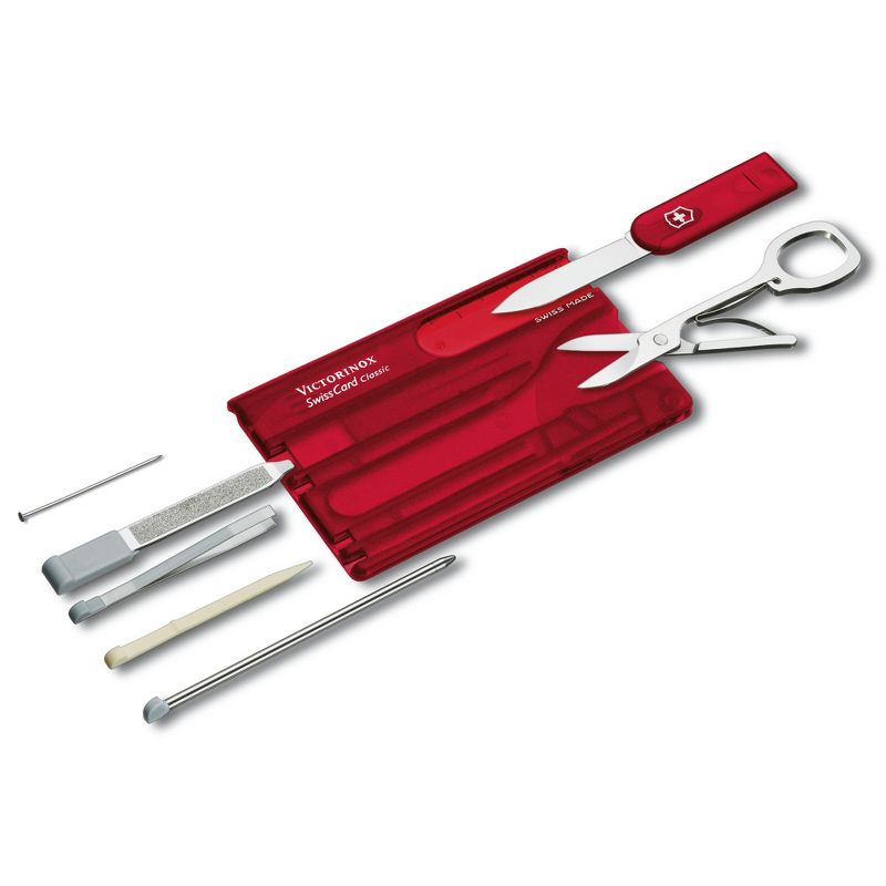 Victorinox SwissCard Classic 8 Function Red Pocket Tool, 2 of 5