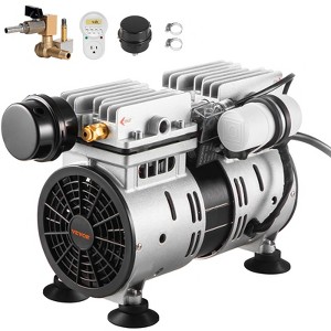 VEVOR Pond Aerator, 550W Power, 5.2CFM for Up to 3 Acre 50' Lake, Includes 3/4 HP Compressor & Timer & Valves, Air Compressor - 1 of 4