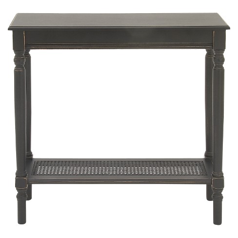 Wood Traditional Rectangular Console, Target Black Console Table