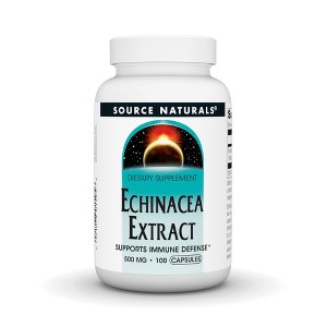 Echinacea Extract 500mg by Source Naturals, Inc.  -  100 Capsule - 1 of 3