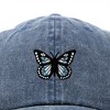 Dalix Butterfly Embroidered Cap Cotton Baseball Hat Garden Womens - 2 of 4