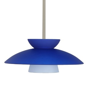 Besa Lighting Trilo 15 1 - Light Pendant in  Satin Nickel - 1 of 1