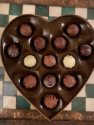 Lindor Valentine's Strawberry Dark Chocolate Truffles - 6oz : Target