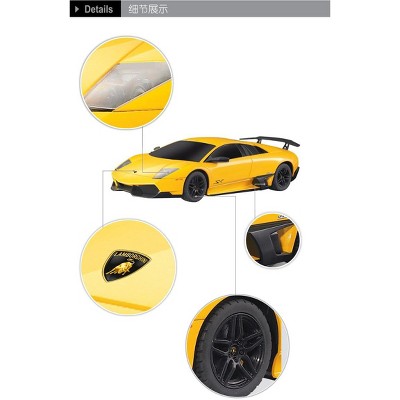 TargetReady! Set! Go! Link 1:14 RC Lamborghini Murcielago Radio Remote Control Model Car - Yellow