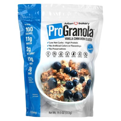 Julian Bakery Pro Granola, Vanilla Cinnamon Cluster, 19.5 oz (553 g)