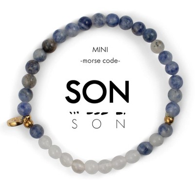 ETHIC GOODS Boy's 4mm Morse Code Bracelet MINI [SON] - image 2