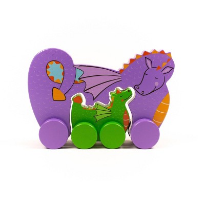 Big and Little Dragon Push and Pull Toy