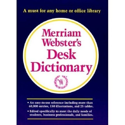 Merriam-Webster's Desk Dictionary - (Hardcover)